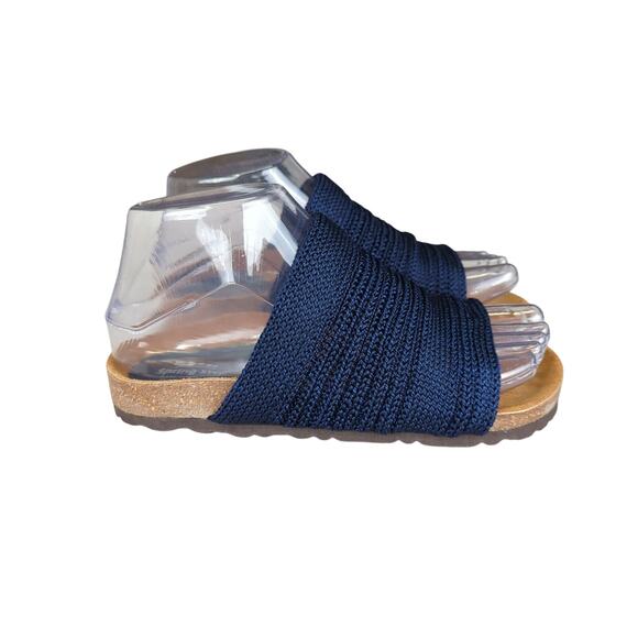 Spring Step Noelena Comfort Sandals Blue‎ Stretchy EU 35 US Women's Size 5 - Picture 1 of 7